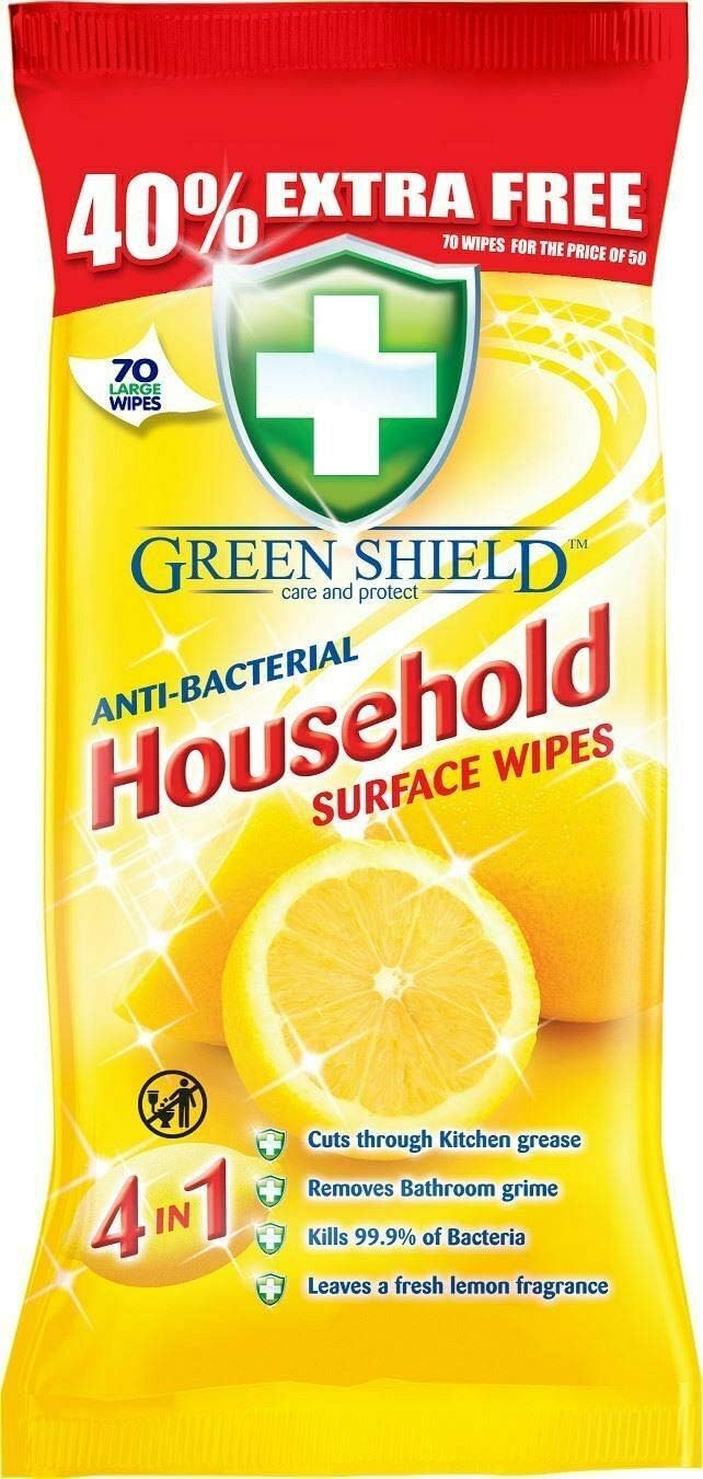 Greenshield Green Shield Household Wipes 70's Pack Of 2 - Image 4