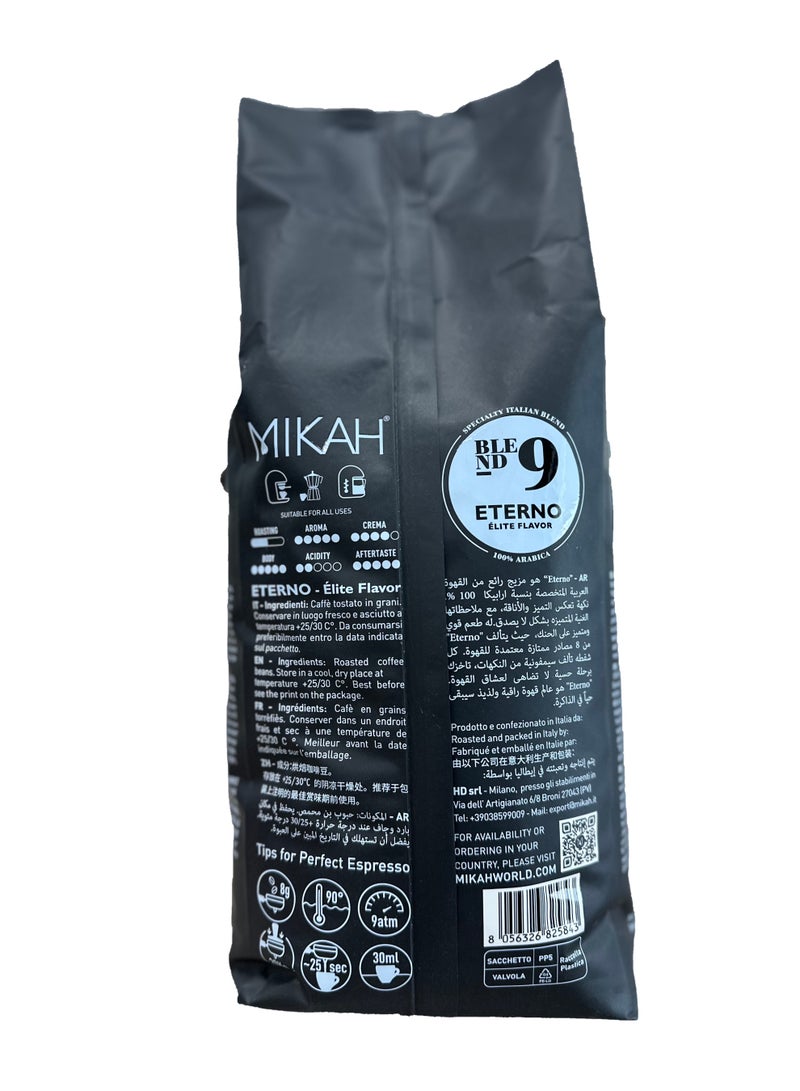 ميكا إيتيرنو N.9 – 100% أرابيكا – نكهة إيليت – 1 كغ - Image 2