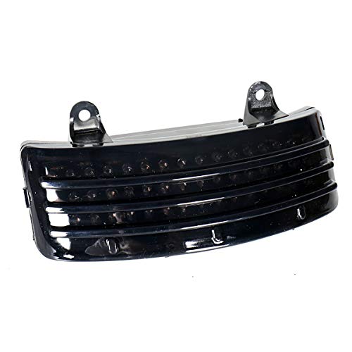 Rudyness Tri-Bar LED Rear Tail Brake Fender Tip Light For Harley Street Glide FLHX 2014-2023 (Smoked) - Image 1