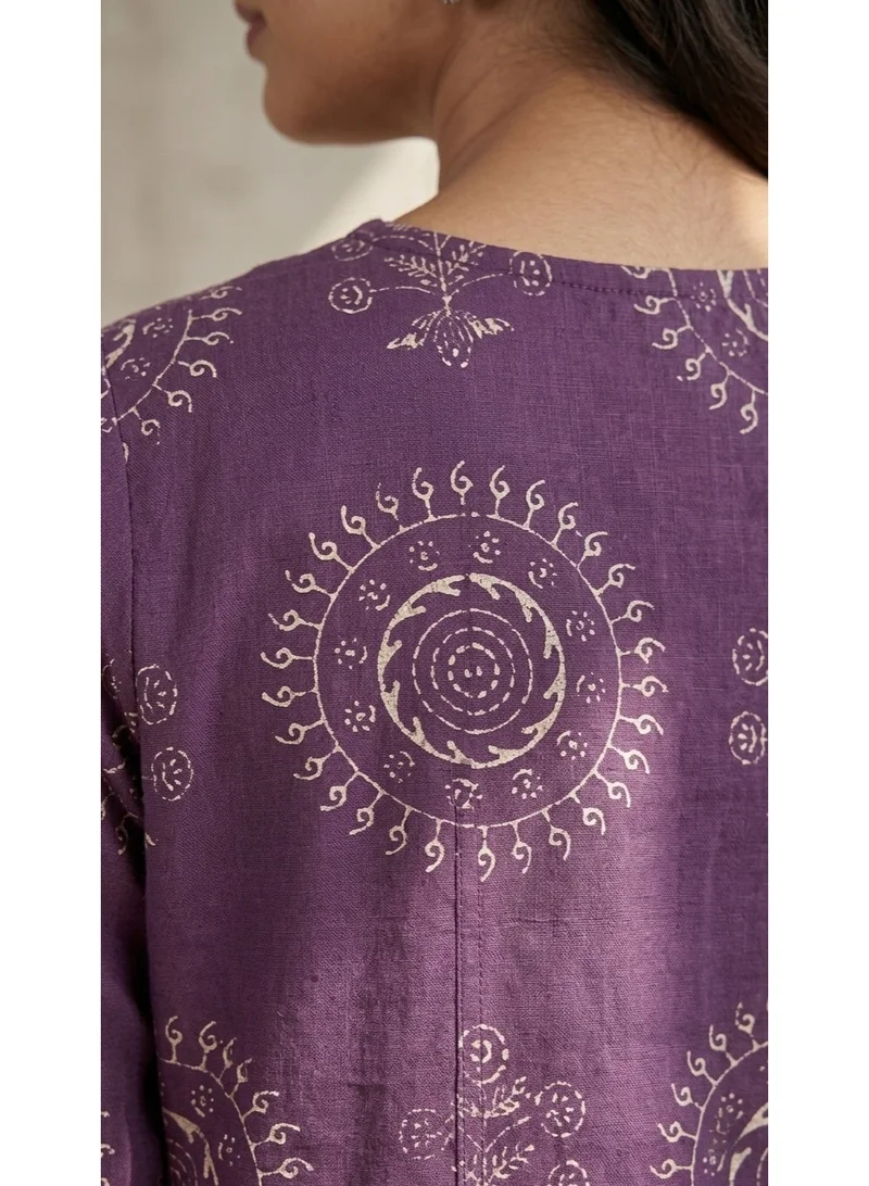 Thugfit  VIOLET COORD SET PURE COTTON for Women | Best Price UAE
