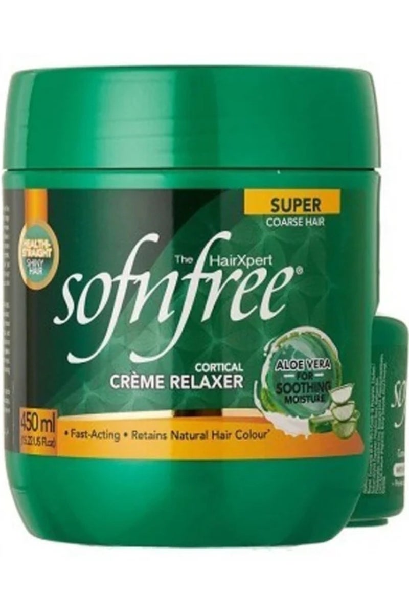 سوفن فري كريم فرد وتنعيم الشعر الاحترافي للشعر الخشن من سوفت ان فري 450 مل