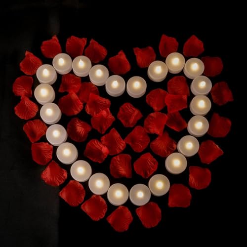 PulGos 12 Pcs LED Tea Light Candles – Flameless & Smokeless Acrylic Decorative Candles for Home Décor, Balcony, Bedroom, Diwali, Christmas, Weddings, Parties & Festive Gifting - Image 3