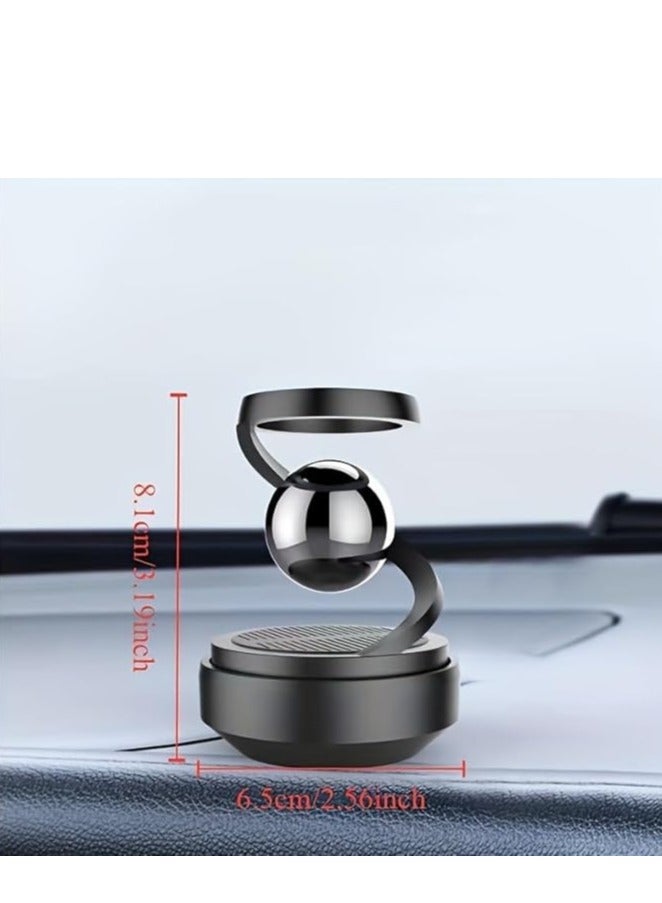 SUKILO Solar-Powered Levitating Ball Car Air Freshener – Dashboard Aromatherapy Diffuser | Eco-Friendly, Battery-Free, Long-Lasting Scent | Stylish Plastic Car Interior Decor  - Image 4