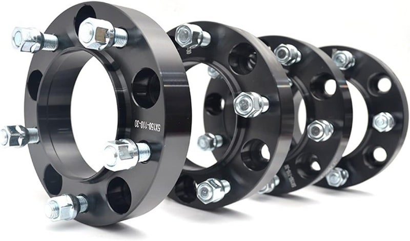 DEMULAX 4PCS 5x150 30mm Hubcentric Wheel Spacer Adapter - Image 1