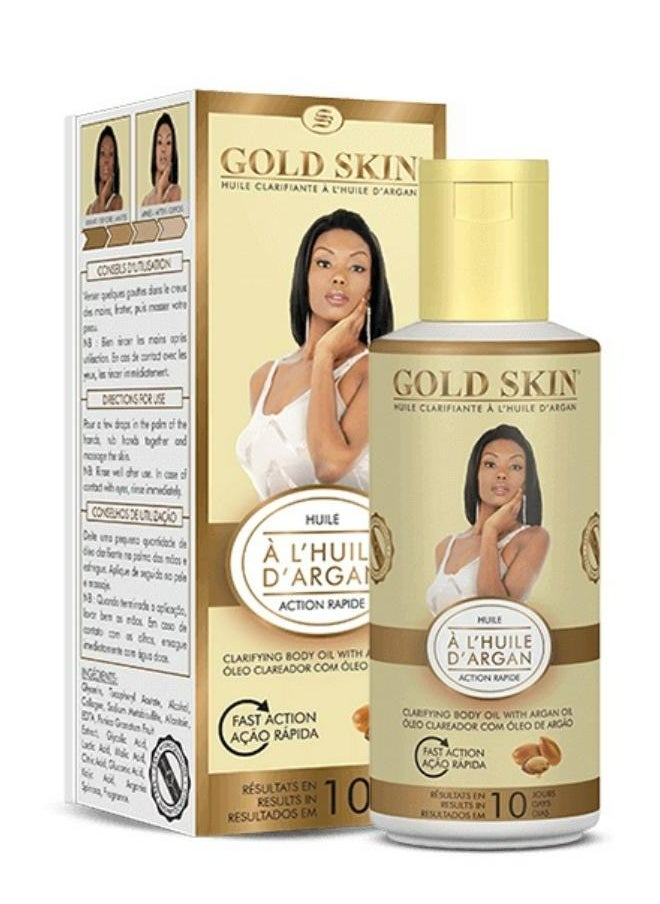 gold skin Clarifying Face Serum With Argan Oil 70 ML 