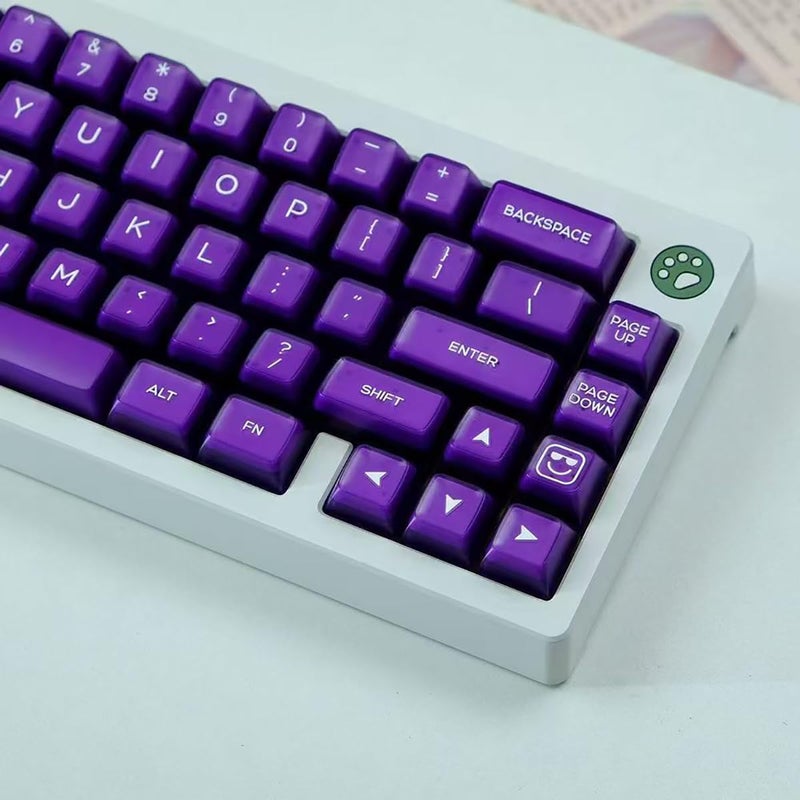 Sumgsn 142 Keys PBT Doubleshot Transluent Keycaps Purple SA Profile Keycaps Set Fit for 61/64/87/104/108 Cherry Mx Switches Mechanical Keyboard - Image 2