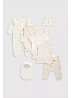 mothercare مجموعتي الأولى الوردية المكونة من 8 قطع  - Image 2