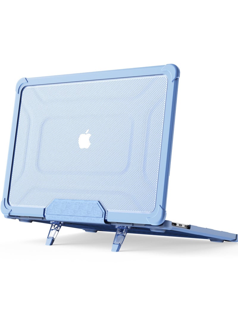 Generic Adapted To Macbook Pro 16 inch 2021/2023(A2485/A2780 M1 Pro/M1 Max) Laptop Protective Case Transparent Frosted Cooling Bracket Anti-Fall Case  - Image 1
