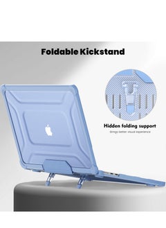 Generic Adapted To Macbook Pro 16 inch 2021/2023(A2485/A2780 M1 Pro/M1 Max) Laptop Protective Case Transparent Frosted Cooling Bracket Anti-Fall Case  - Image 5