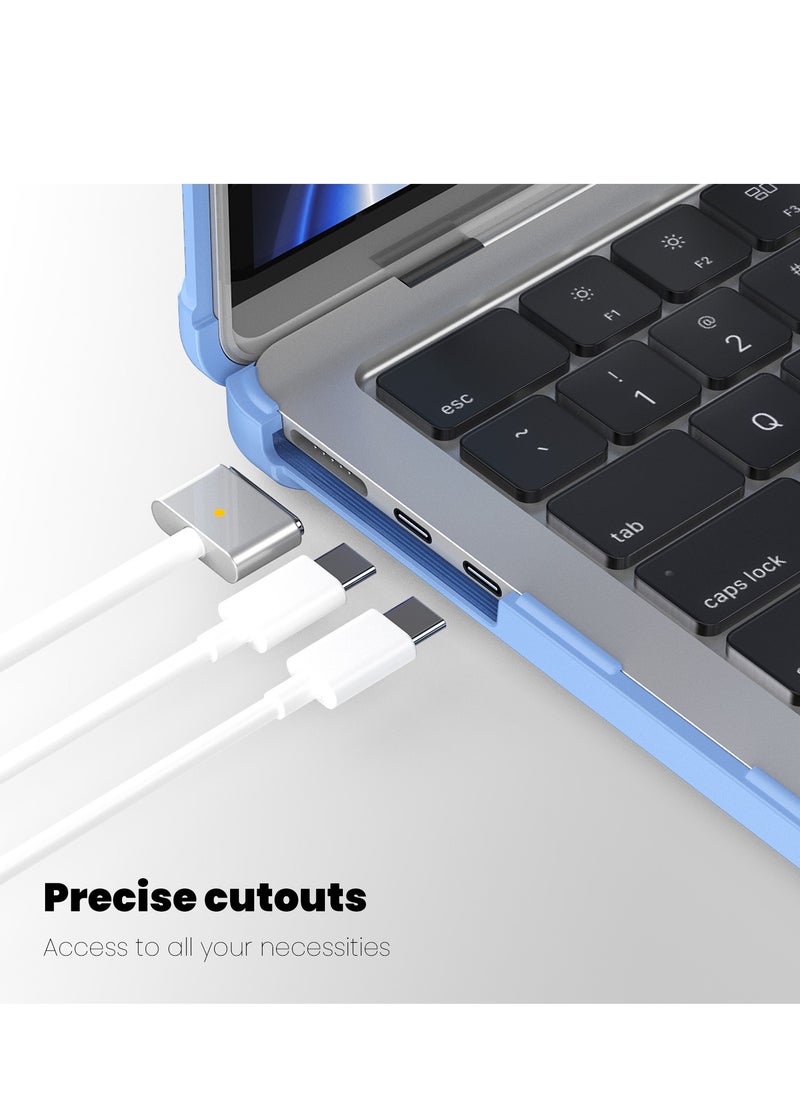 Generic Adapted To Macbook Pro 16 inch 2021/2023(A2485/A2780 M1 Pro/M1 Max) Laptop Protective Case Transparent Frosted Cooling Bracket Anti-Fall Case  - Image 3