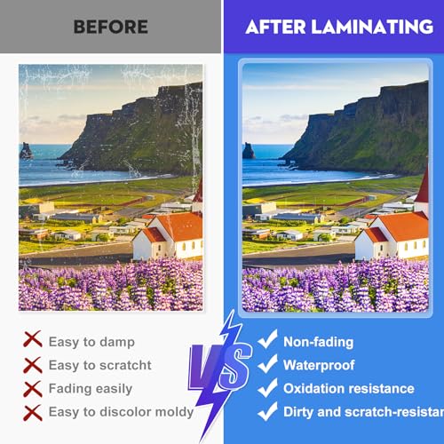 CAREGY Thermal Laminating Pouches, Holds 8.5 x 11 Inch Sheets,200 Pack Laminating Sheets, 3 Mil, 9 x 11.5 Inches Lamination Sheet Paper for Laminator, Clear, Letter Size, Office and School Supplies - Image 5