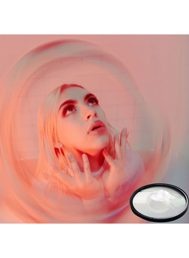 Camera Vortex Special Effect Filter 77mm Prism Photography Accessories Film And Television Blur Props Refractive Kaleidoscope-Color:Boxed -77mm  - Image 2