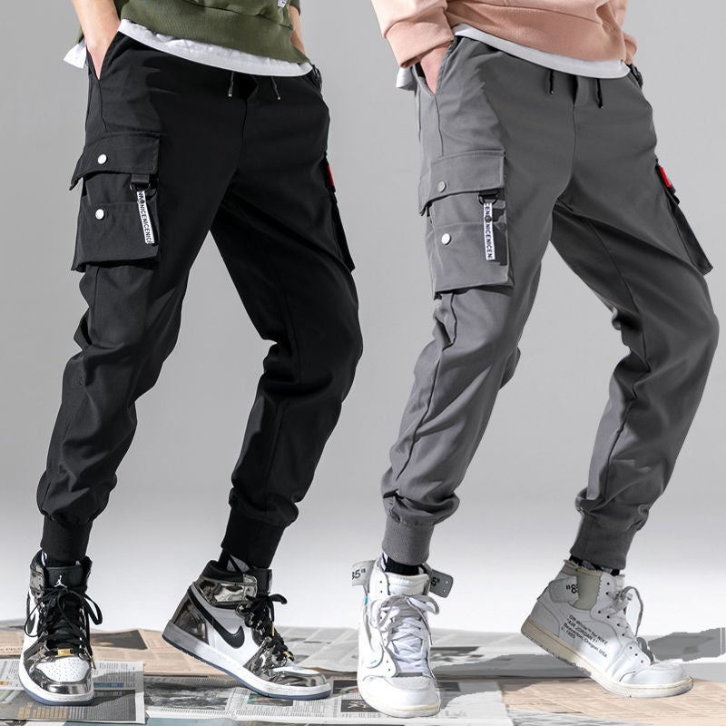 2020 Plus Velvet Padded 13 Teenagers 14 Handsome 15 Boys 16 Years Old Early No Belt Trousers Overalls - Image 3