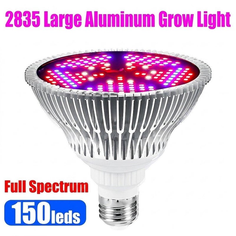 مصباح نمو LED لطيف كامل الطيف للنباتات الداخلية بقدرة 30-80 واط مع رقائق 5730 لحماية العين ومشتت حراري من الألومنيوم للمنزل أو الدفيئة أو الشرفة - Image 1