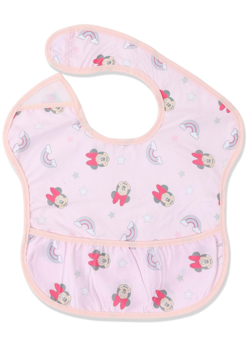 Disney Bibs Minnie Mickey Pink Po1