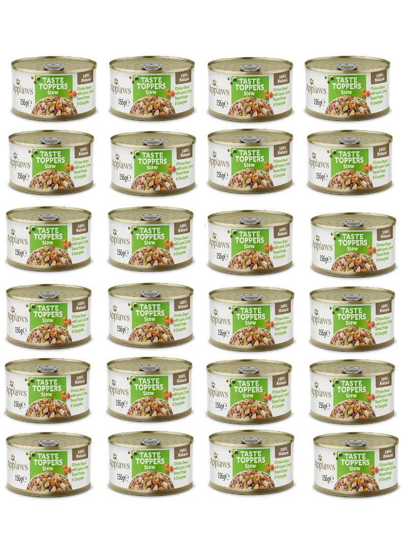 Applaws علبة 24 قطعة من حشو الدجاج ولحم الضأن والخضروات والكلاب 156 جرام - Image 1