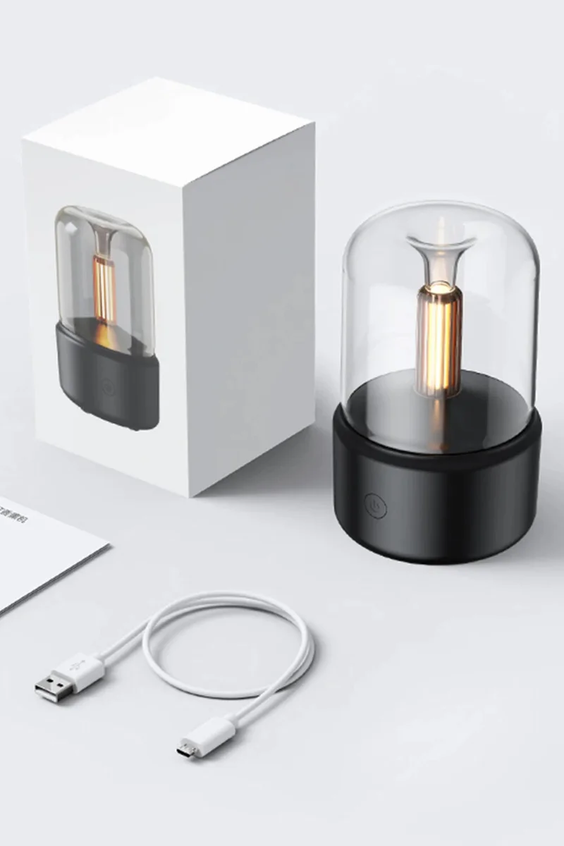 موبي Cylinder Model LED Air Humidifier Decorative Steam Fragrance Sprayer Steam Machine Humidifier