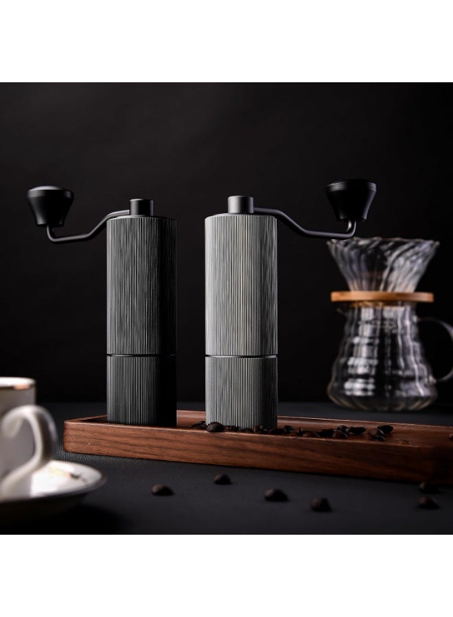 XVersion Manual Coffee Grinder B3，Hand Coffee Grinder with CNC Stainless Steel Conical Burr，Capacity 25g ，Adjustable Setting High-Precision Double Bearing Positioning - Image 5