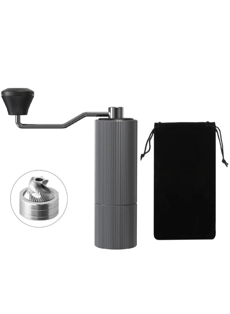 XVersion Manual Coffee Grinder B3，Hand Coffee Grinder with CNC Stainless Steel Conical Burr，Capacity 25g ，Adjustable Setting High-Precision Double Bearing Positioning - Image 3