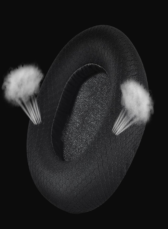 defean Nova Pro Wireless Earpads - defean Replacement Ear Cushion Compatible with Steelseries Arctis Nova Pro Wireless Headphones(Do Not fit SteelSeries Arctis Nova 7 Model) (Black Breathable Fabric) - Image 3