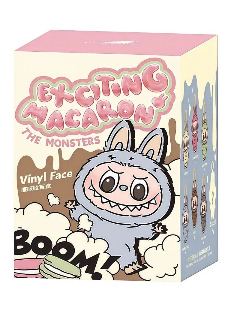 Labubu Generation I Heart Macaron Vinyl Face Blind Box Plush Doll Toy Ornaments-Specifications:A Random One Of The First Generation - Image 1