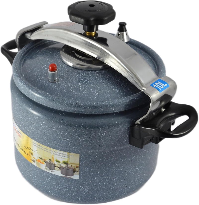 Home Maker Ceramic Coating Pressure Cooker with Induction Base, 12 Liter Capacity, Grey - Image 3