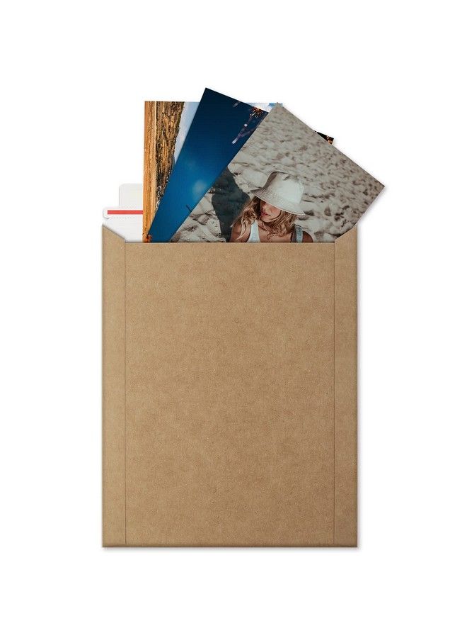 ValBox 9X11.5 Self Seal Photo Document Mailers 25 Pack Stay Flat Brown Cardboard Envelopes 9.25 X 11.75 Inches  - Image 4