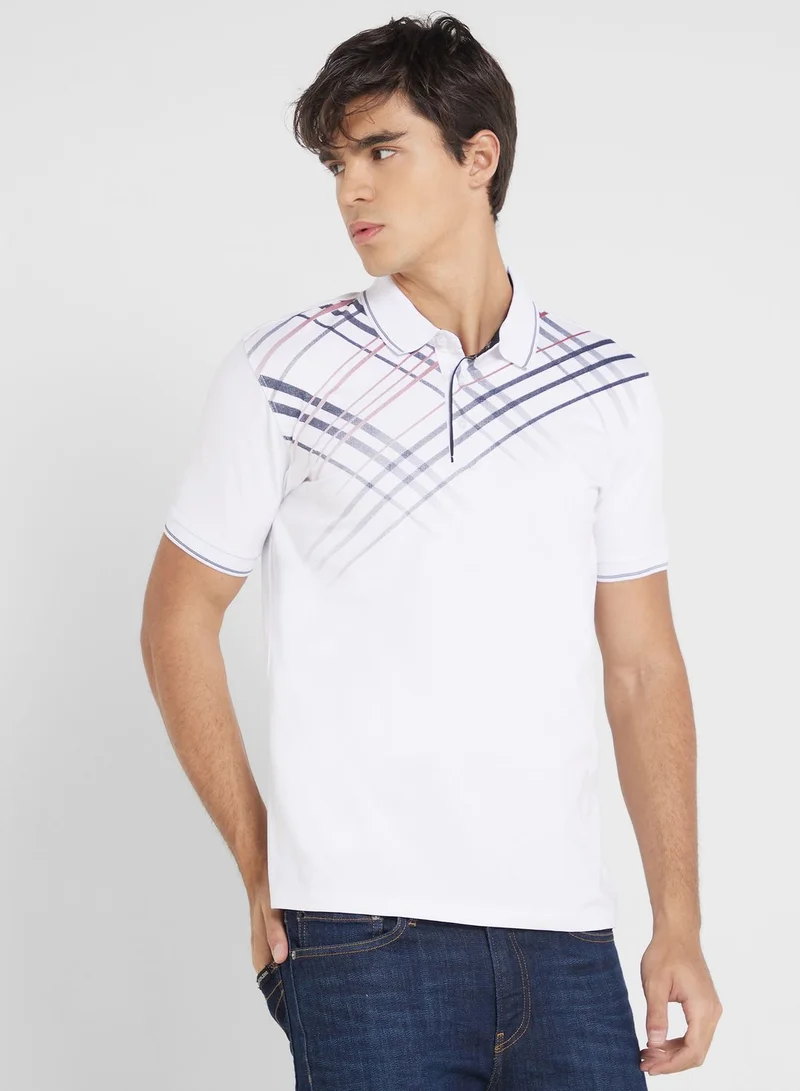 Robert Wood Short Sleeve Polo Shirt