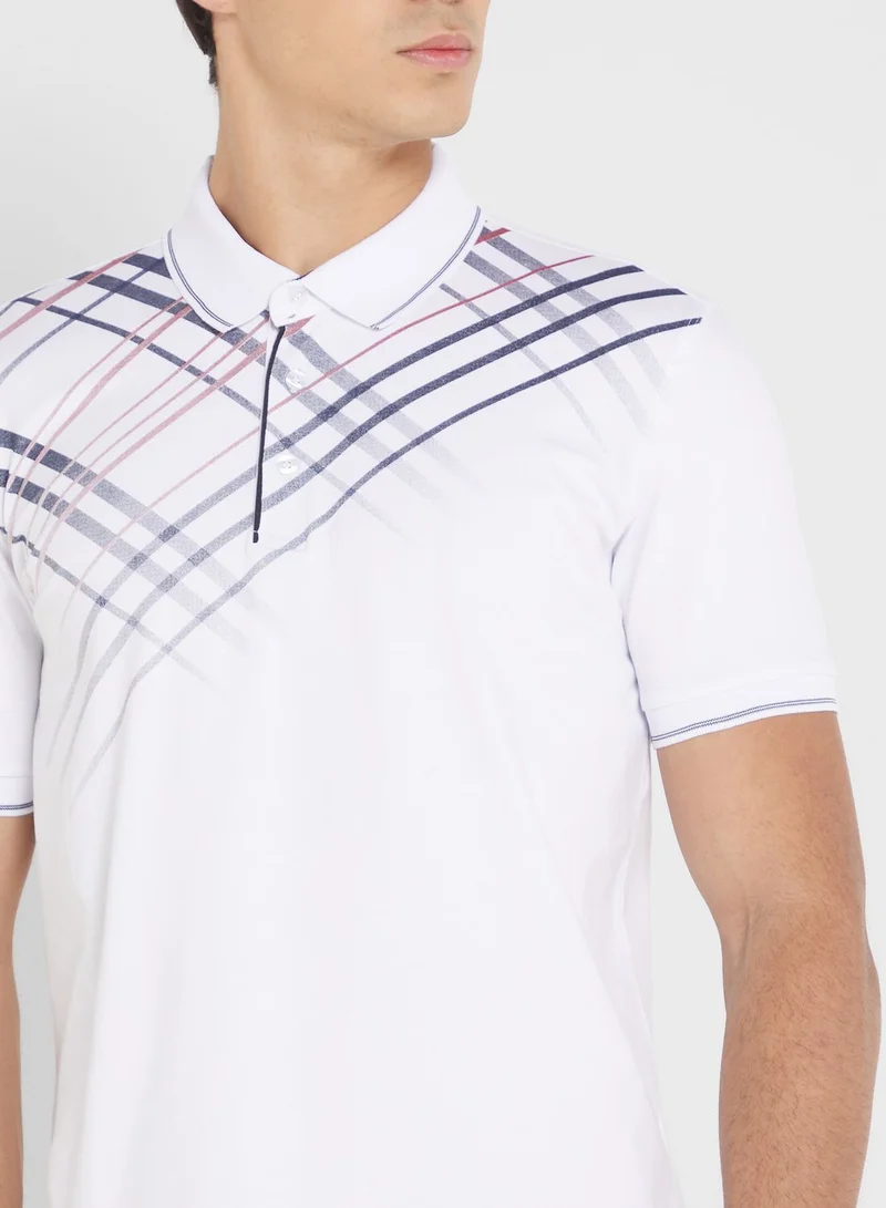 Robert Wood Short Sleeve Polo Shirt