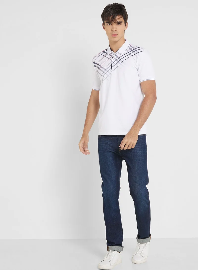 Robert Wood Short Sleeve Polo Shirt