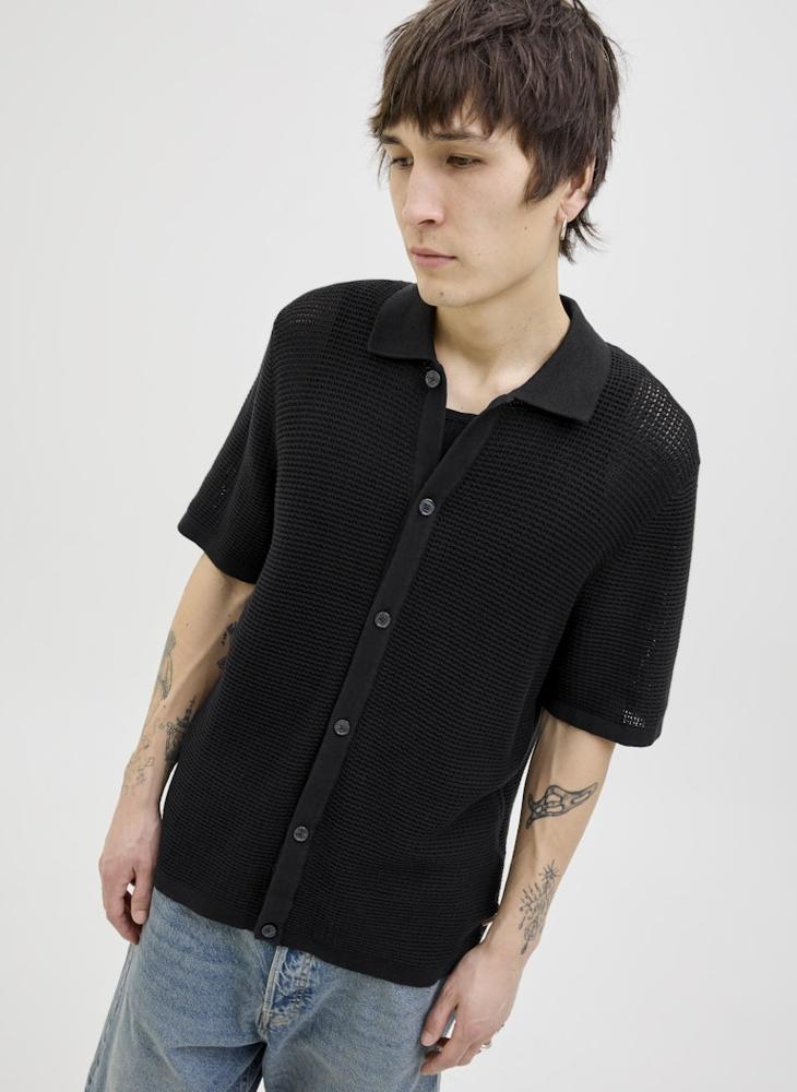 JACK & JONES Relaxed Fit Jersey-Knit Cardigan - Image 3