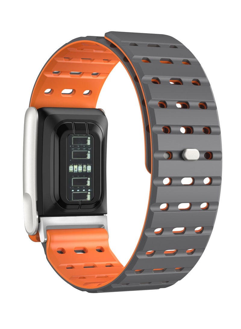 RinGinG Modified Magnetic Silicone Sport Replacement Band Compatible with WHOOP 5.0, Life/MG, One/Peak, Fitness Life Tracker – Breathable, Sweatproof, Durable & Comfortable - Image 3