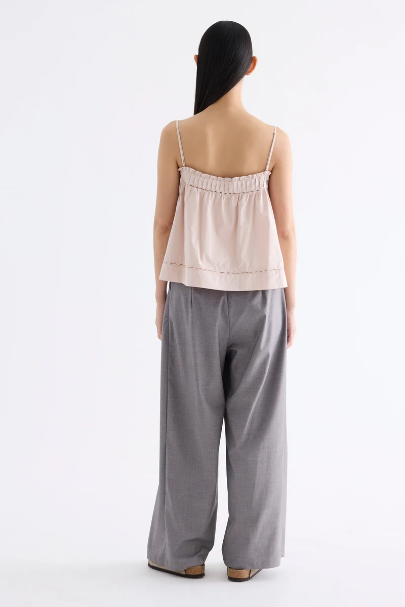 ذا اديتورز ماركت Heidi Pin Tuck Empire Top