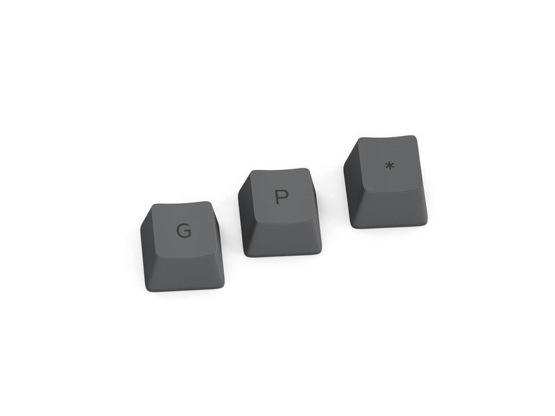 Glorious GPBT Dye Sublimated Keycaps (Black Ash) - Thick PBT 114 Keycap Set for Full Size, TKL, Compact, 75% Mechanical Keyboards - Image 2