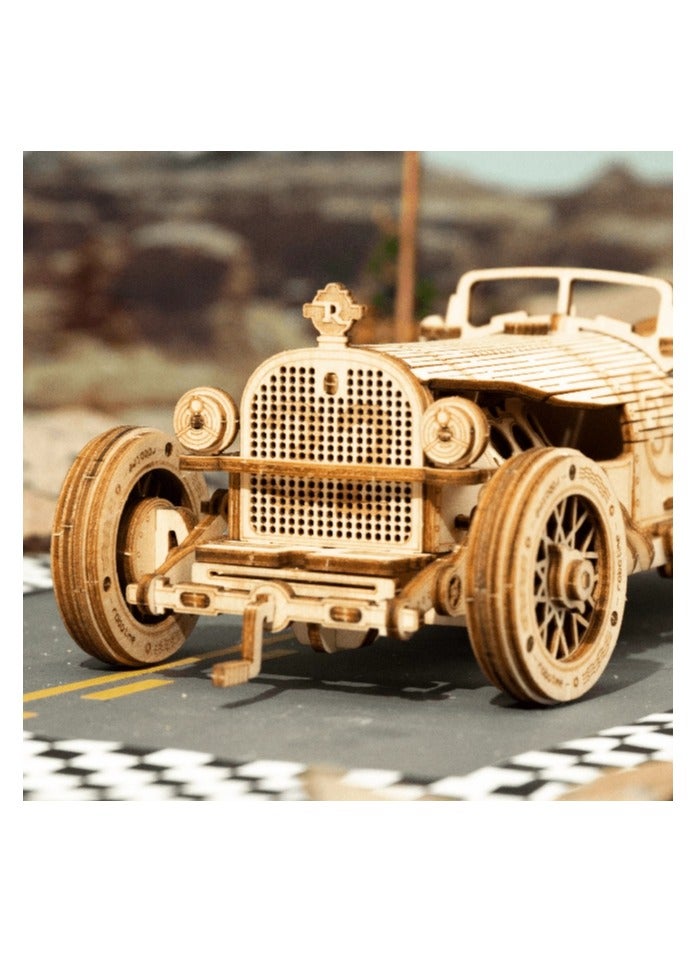 ROKR Auto V8 Grand Prix MC401 Wooden 3D Puzzle - Image 2