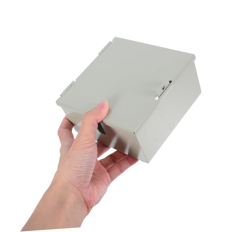 Metal Lockable Weatherproof Electrical Outlet Cover Box Socket Protector - Image 5