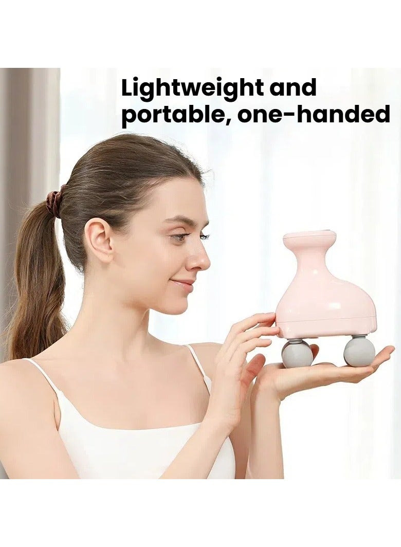 general Four-headed fascia muscle relaxer deep muscle relaxer cervical fascia deep massage device deep massage to release pressure convenient USB - Image 1