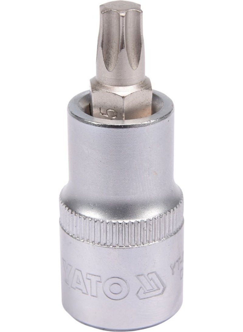 YATO Socket Bit 1/2" Torx T45 L=50mm YT-04315