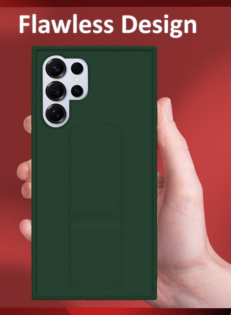 دوسالا غطاء حماية لهاتف سامسونج جلاكسي S25 ألترا، حافظة مزودة بقاعدة مغناطيسية للسيارة، حامل بقبضة إصبعية، متعددة الوظائف، مقاومة للصدمات، تغطي سامسونج جلاكسي S25 ألترا بحجم 6.9 بوصة - Image 4