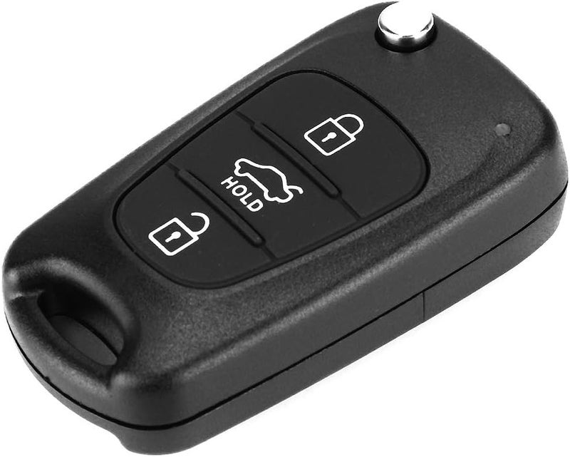 Yunseity 3 Button Flip Remote Key Case Cover, Durable Replacement for Rondo Soul Rio, ABS Shell Case for Car Owners - Image 5