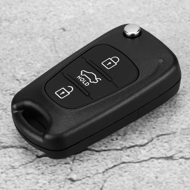 Yunseity 3 Button Flip Remote Key Case Cover, Durable Replacement for Rondo Soul Rio, ABS Shell Case for Car Owners - Image 4
