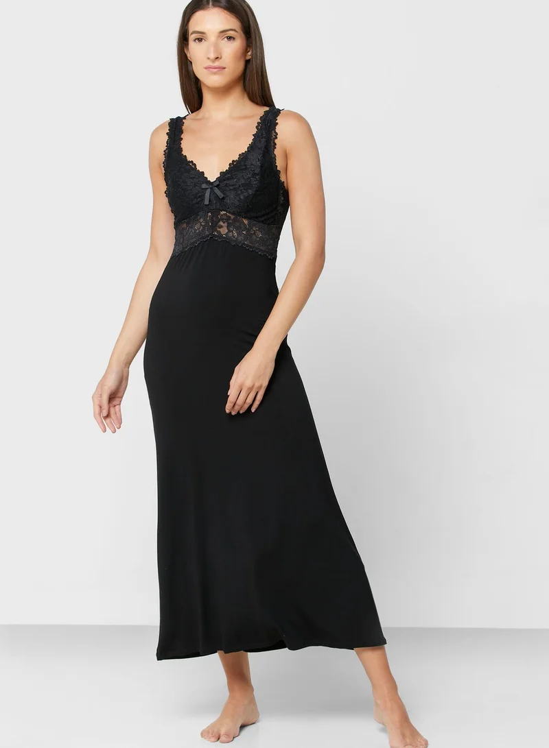 hunkemoller Lace Detail Nightdress