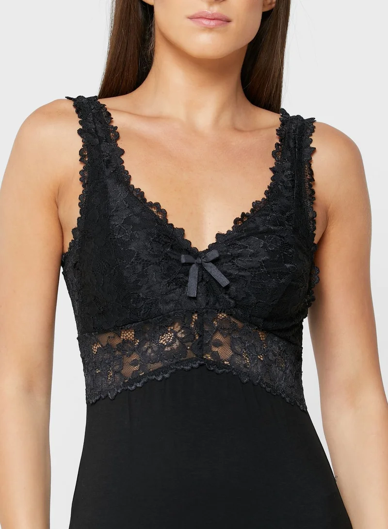 hunkemoller Lace Detail Nightdress