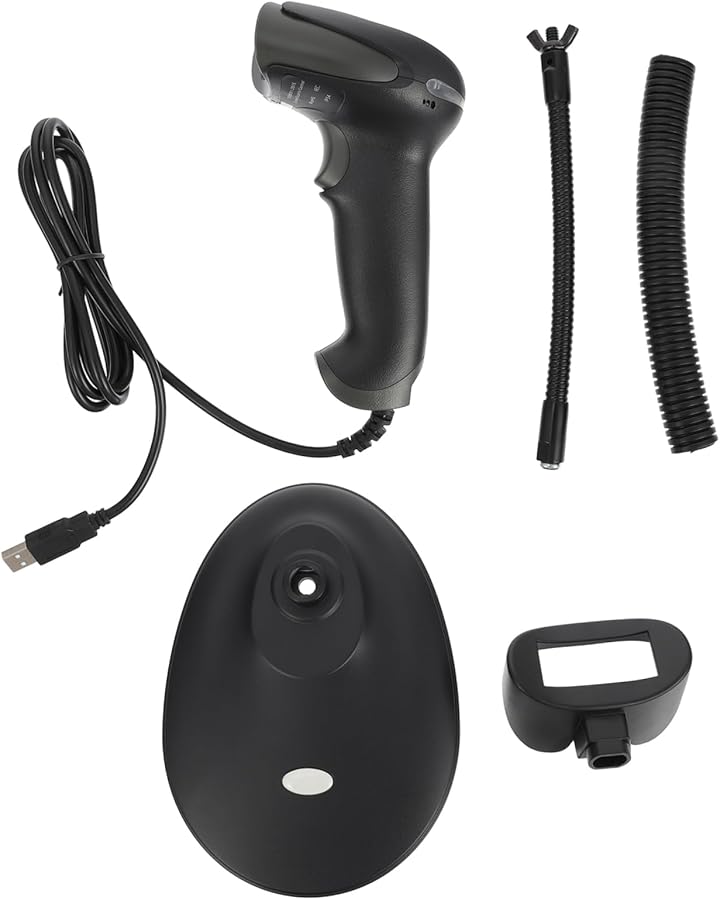 حامل ماسح ضوئي USB لمتجر السوبر ماركت والمستودعات بقاعدة معدلية عالية الثبات وسهل التركيب - Image 1