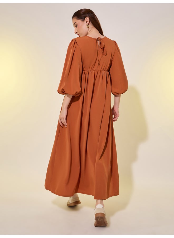 Take Two Balloon Sleeve Dress  - Image 5