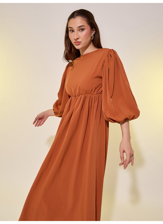 Take Two Balloon Sleeve Dress  - Image 3