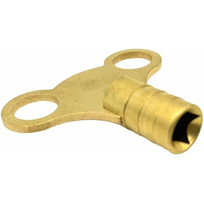 BRASS RADIATOR BLEED KEY FOR REMOVING TRAPPED AIR/VALVE VENTING - Image 3
