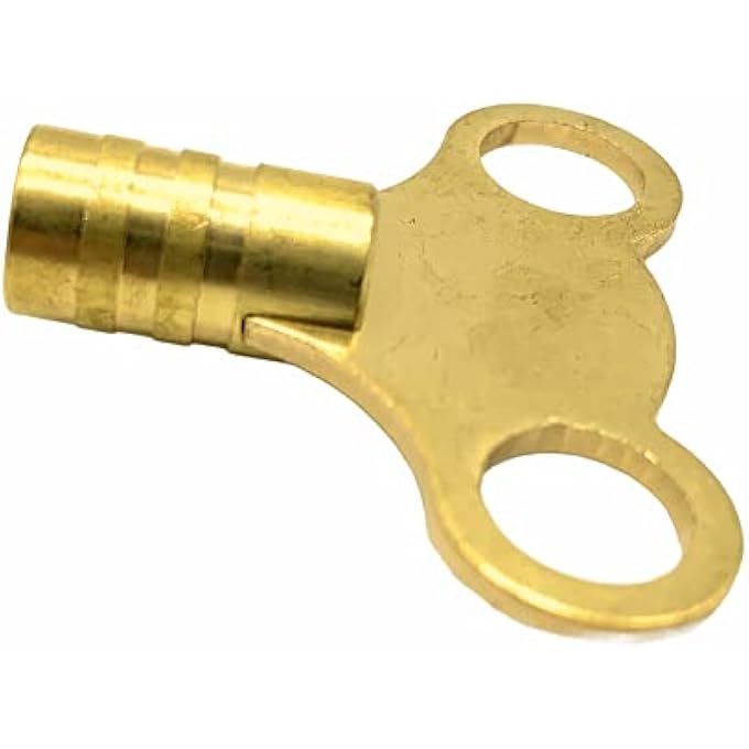 BRASS RADIATOR BLEED KEY FOR REMOVING TRAPPED AIR/VALVE VENTING - Image 2