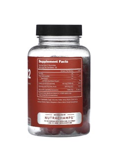 NutraChamps NutraChamps, D3 + B12, Raspberry, 60 Vitamin Gummies  - Image 2