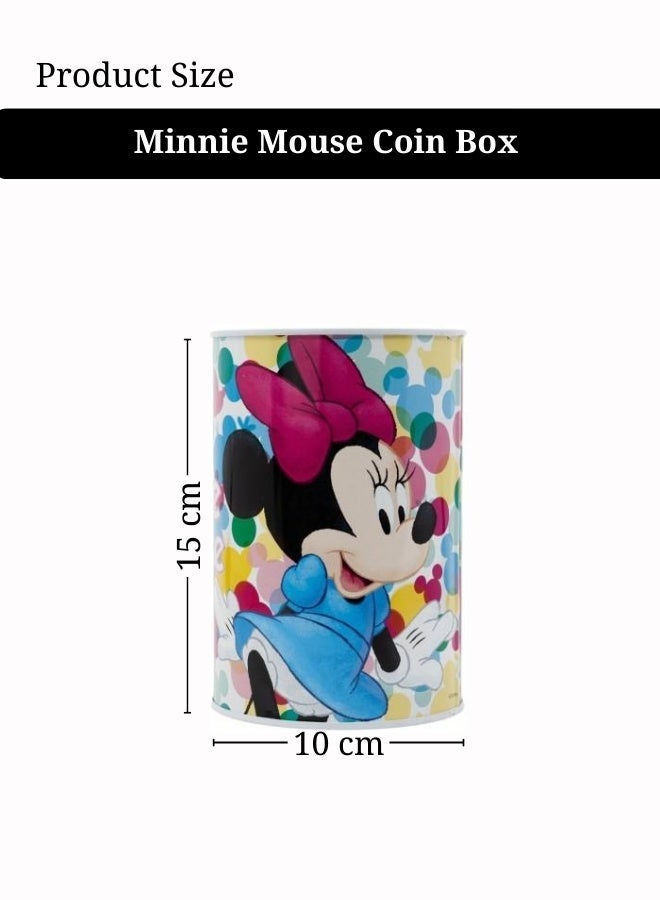 STOR METALLIC COIN BOX MINNIE FEEL GOOD MONEY BANK - Image 4